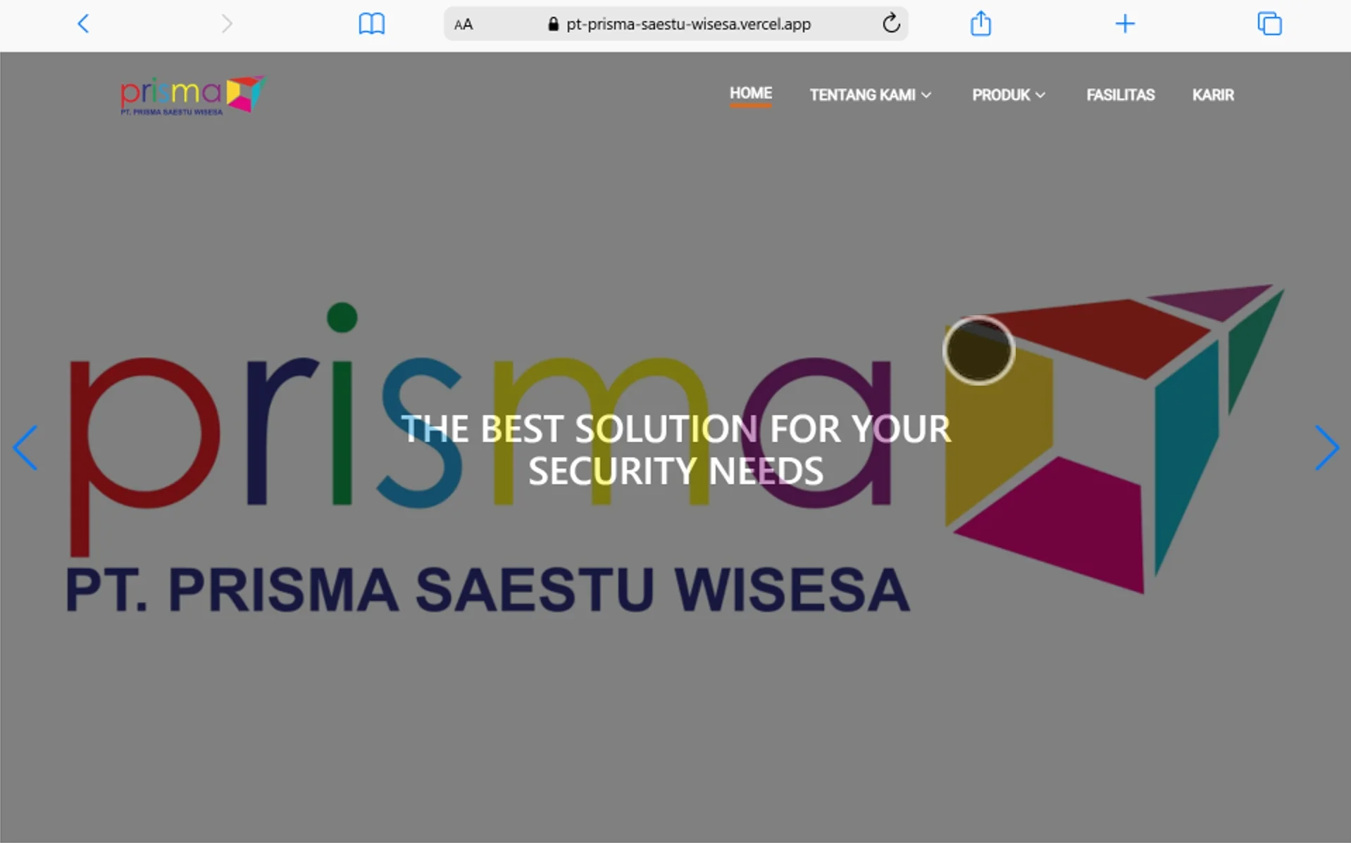 Prisma Saestu Wisesa
